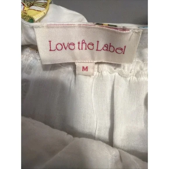 Anthropologie Love the Label Maxi Dress Size Medium floral Peasant Cottagecore - Picture 7 of 12